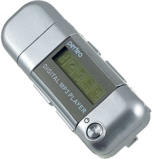 MP3 плеер на флеш карте Perfeo Music Strong 8Gb VI-M010-8GB Silver LCD,FM 