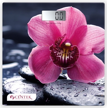 Весы напольные Centek CT-2421 орхидея 