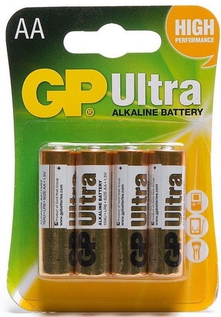 Батарейка GP Ultra alkaline LR6 (15AU) BL4 