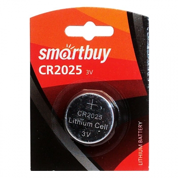 Батарейка SmartBuy CR2025 BL-1 