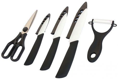 Набор ножей Euro kitchen EUR-16035-01 black 