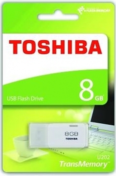 Флеш диск USB Toshiba 8Gb U202 White 