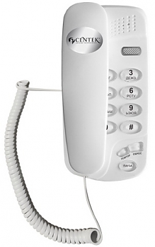 Телефон Centek CT-7003 White 