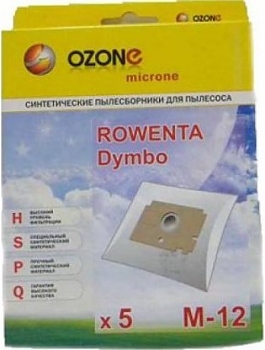 Фильтр для пылесоса Ozone micron M-12 для Rowenta ,синтетические, 5 шт 