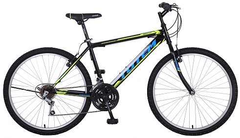 Велосипед Totem (MTB-200) черный-синий-салатовый 