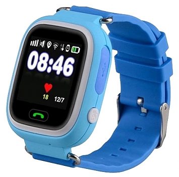 Смарт-часы Кнопка Жизни J116 (Детские, GPS-трекер, голубые) 