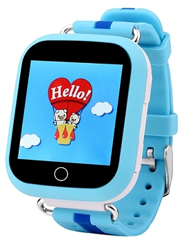 Смарт-часы Кнопка Жизни J118 (Детские, GPS-трекер, голубые) 
