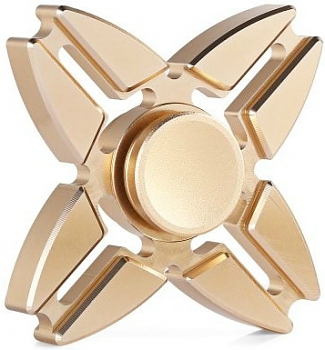 Спиннер (m0064g4) Turbina quattro gold, четырехлучевой, металл 
