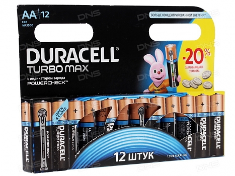 Батарейка Duracell LR6 (AA) BL12 