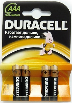 Батарейка Duracell LR03 (AAA) BL4 