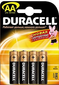 Батарейка Duracell LR6 (AA) BL4 