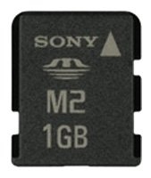Флеш карта Sony MS Micro (M2) 1Gb для мобильных телефонов 