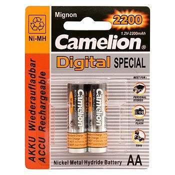 Аккумулятор Camelion R6 2200mA/ч. BL2 