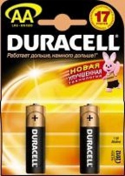 Батарейка Duracell LR6 (AA) BL2 