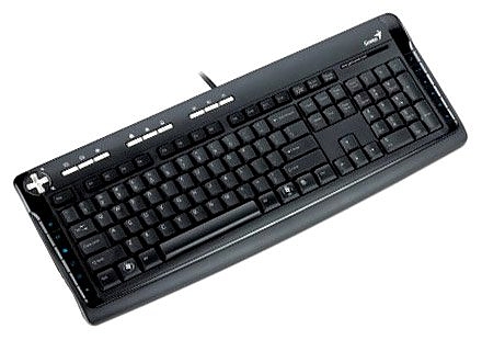 Клавиатура Genius KB350e Media PS/2 black подставка 
