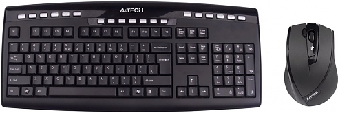 Комплект A4Tech 9200F+мышь V-Track (беспроводные) 