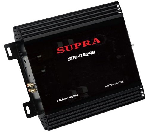 Автомобильный усилитель звука Supra SBD-A4240 