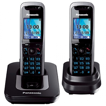 Радиотелефон Panasonic KX-TG8412 RUT DECT АОН 2 трубки 