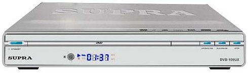 Плеер DVD Supra DVS-109UX white 