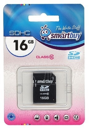 Флеш карта SmartBuy SD 16Gb class 10 
