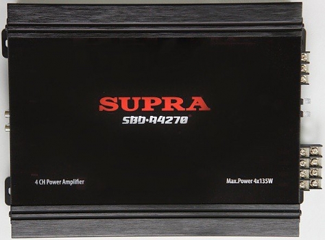 Автомобильный усилитель звука Supra SBD-A4270 