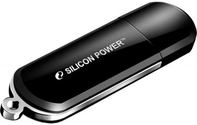 Флеш диск USB Silicon Power 8Gb Lux Mini 322 Black 