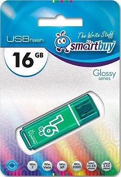 Флеш диск USB SmartBuy 16Gb Glossy 