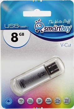 Флеш диск USB SmartBuy 8 GB V-Cut 