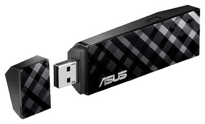 Адаптер Wi-Fi Asus USB-N53 USB 2.0 802.11n 300Mbps dual-band 