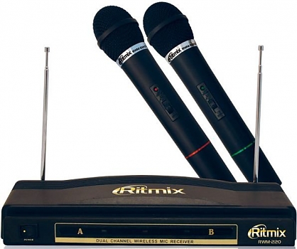 Микрофон Ritmix rwm-220 Беспроводной, 2шт 