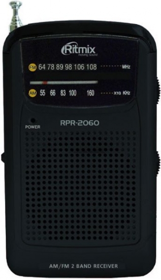 Радиоприемник Ritmix RPR-2060 черный 