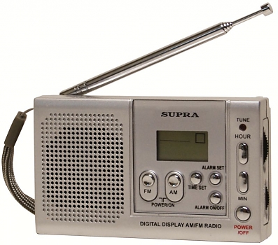 Радиоприемник Supra ST-115 silver 