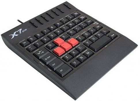 Клавиатура A4Tech G100 black Game USB 