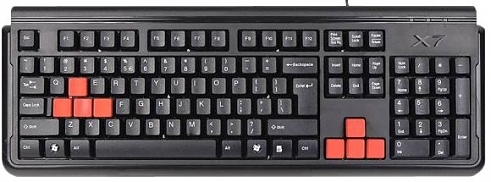Клавиатура A4Tech X7-G300 черный USB Gamer 