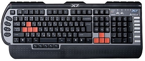 Клавиатура A4Tech G800 black 3X Fast Gaming waterproof PS/2 