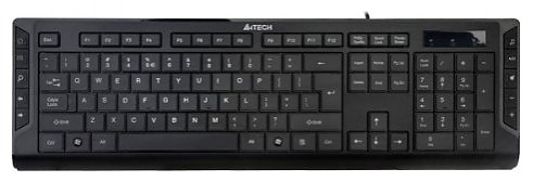 Клавиатура A4Tech KD-600 X-Slim USB Black 
