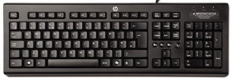 Клавиатура HP Classic Wired Keyboard 