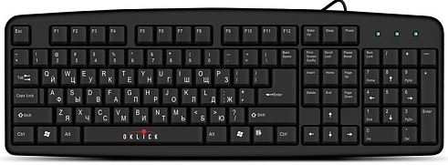 Клавиатура Oklick 100M Black PS/2 