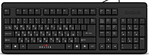 Клавиатура Oklick 140M Black USB 