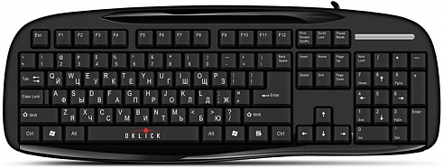 Клавиатура Oklick 150M Black USB 