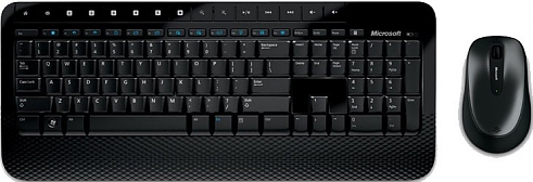 Комплект Microsoft 2000 черный Wireless Desktop USB (M7J-00012) 