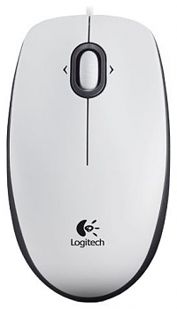 Мышь Logitech M100 white opticall USB 