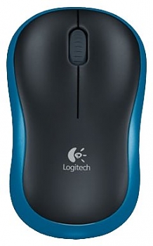 Мышь Logitech M185 dark blue wireless USB 