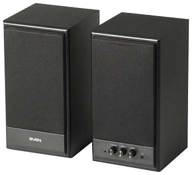 Компьютерные колонки Sven SPS-702 2.0 black leather 