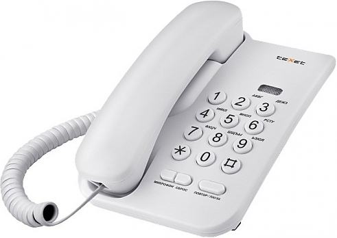 Телефон Texet TX 212 светло-серый 