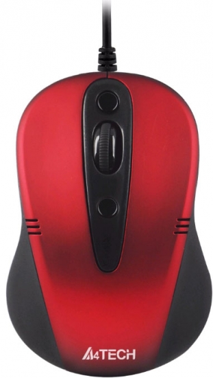 Мышь A4Tech N-370FX-3 USB opt V-Track Red 