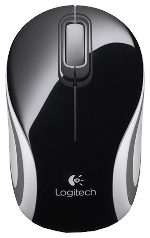 Мышь Logitech Mini M187 черная беспроводная USB (910-002736) 