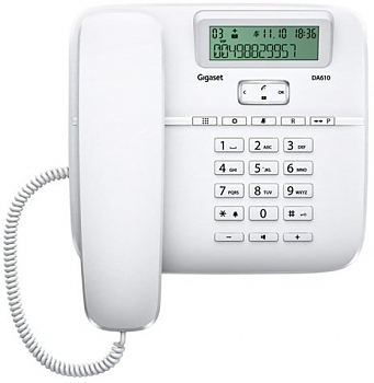 Телефон Gigaset DA610 RUS White 