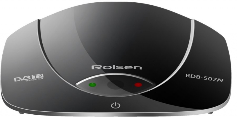 ТВ приставка Rolsen RDB-507N черный 