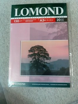 Бумага Lomond A3+ 150г/м2 20л., глянцевая (0102026) 